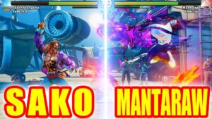 ストリートファイター5【SAKO (G) VS MANTARAW (影ナル者)】SAKO (G) VS MANTARAW (KAGE) SFV スト5