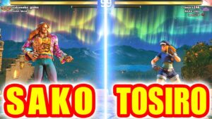 ストリートファイター5【SAKO (G) VS TOSIRO (さくら)】SAKO (G) VS TOSIRO (SAKURA) SFV スト5