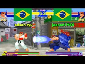 Street Fighter Alpha ➤ edson ryu (Brazil) vs jasson1985 (Brazil) sfa