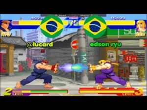 Street Fighter Alpha ➤ @lucard (Brazil) vs edson ryu (Brazil) sfa