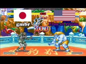Super Street Fighter 2 Turbo ➤ gmbr (Japan) vs Elm st room (Usa) スーパーストリートファイターII X